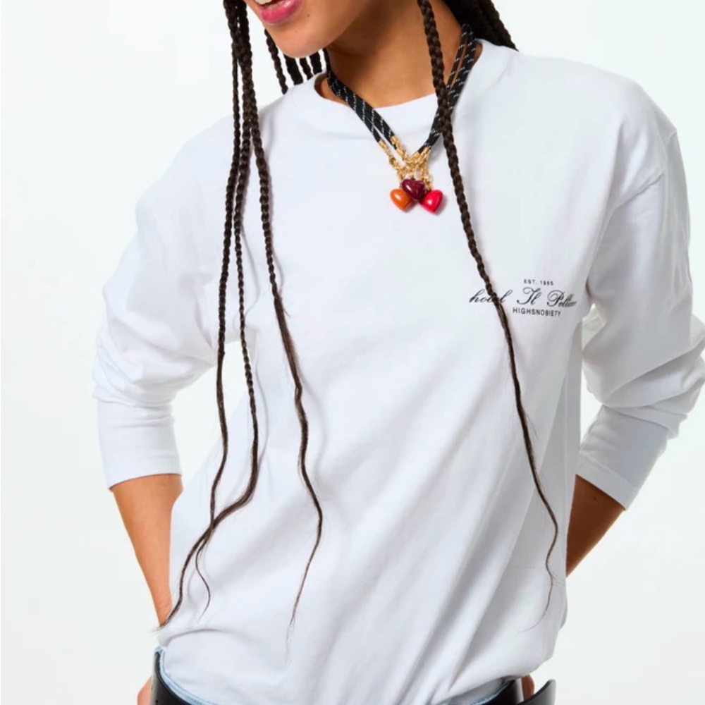 ROXANNE ASSOULIN The Happy Cord Charm Necklace blood orange Without Charm firm p - Picture 6 of 9